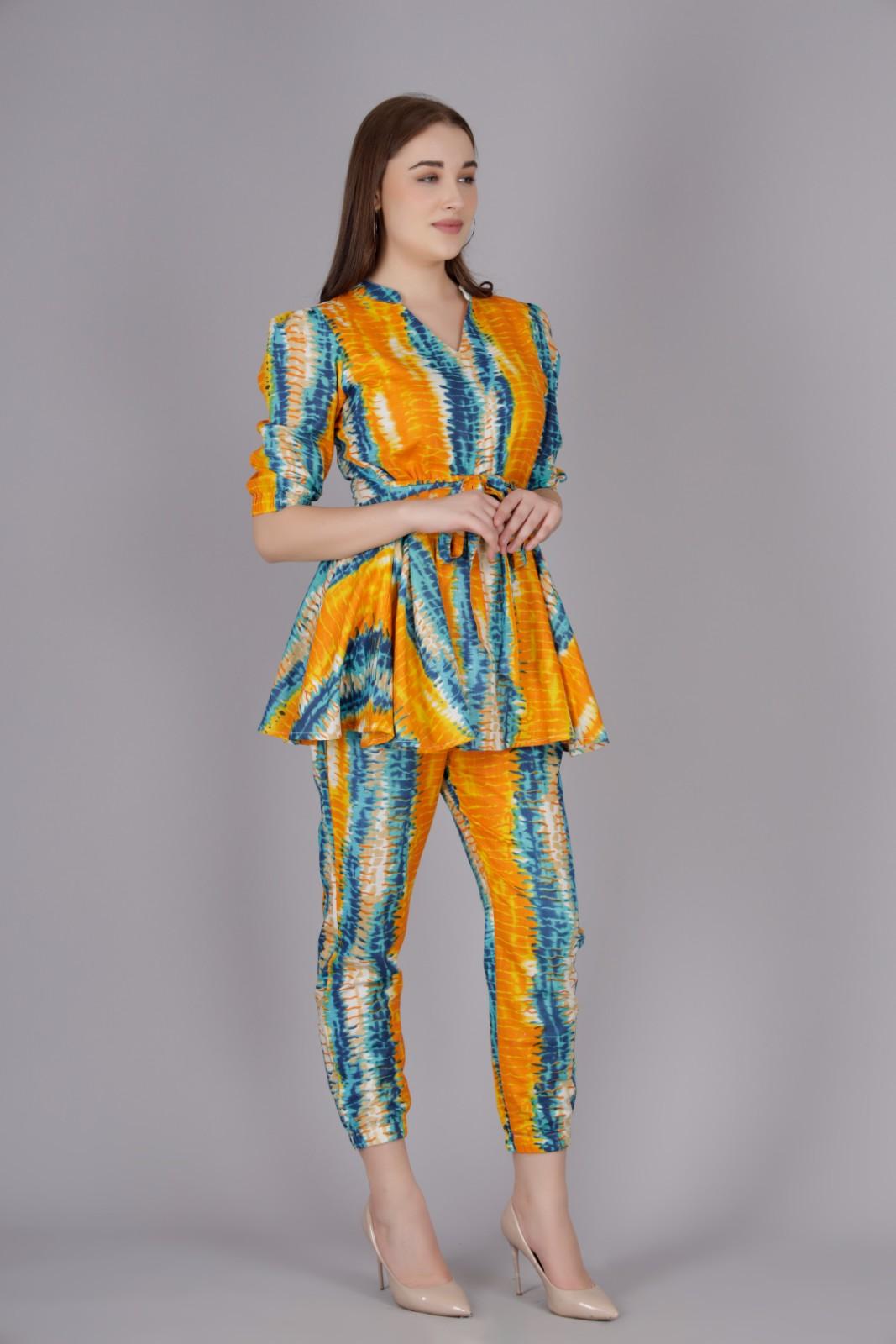 Tie And Dye Printed Co-Ord-Set