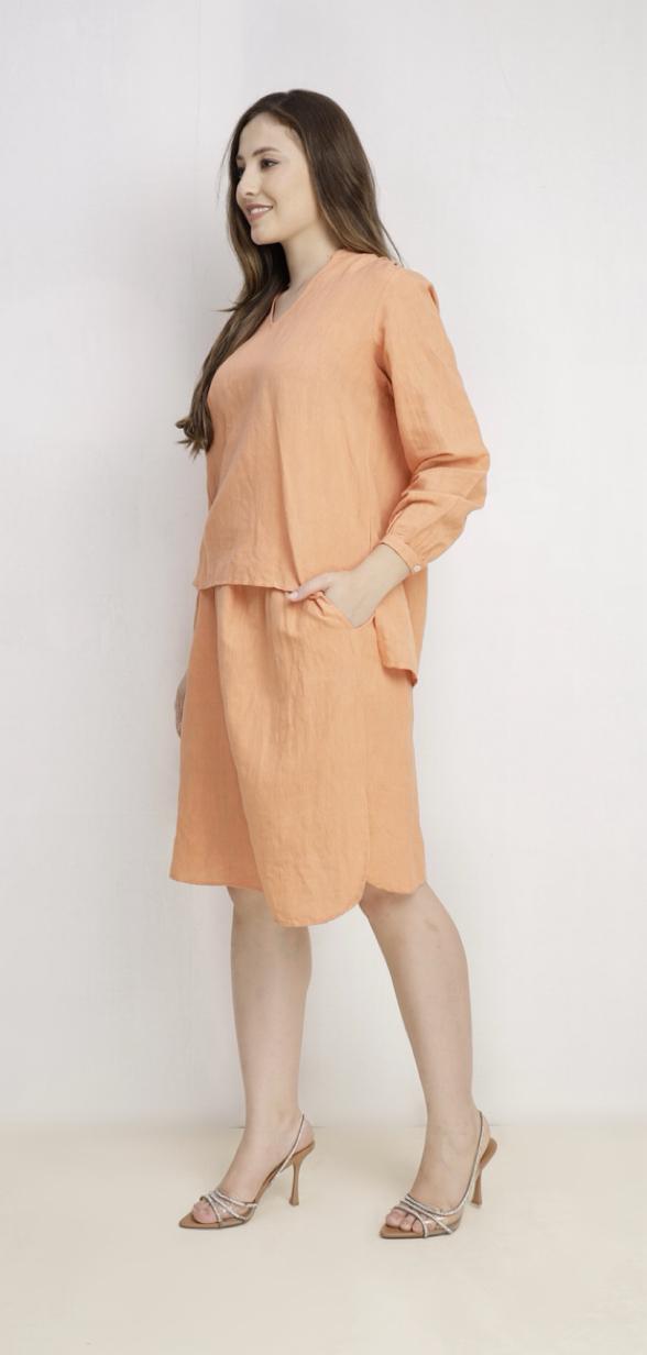 Casual Full Sleeve Skirt And Top