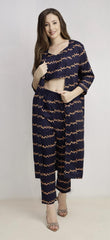 Elevate Three Pieces Set With Long Shrug