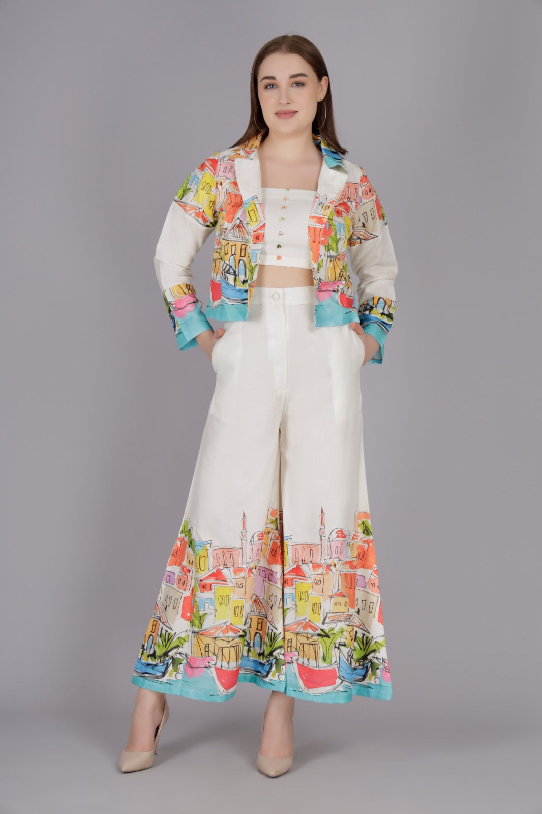 Modern And Glamorous Three Pcs Set