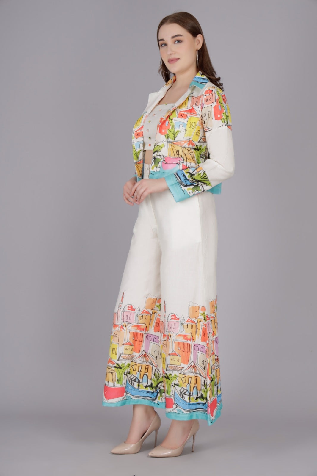Modern And Glamorous Three Pcs Set